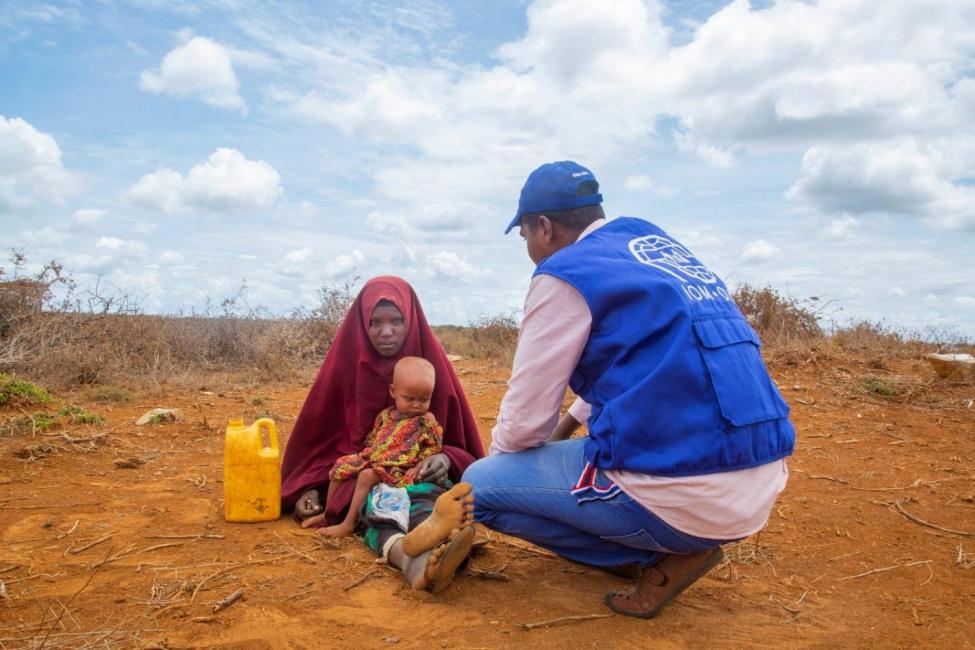 Faduma and her six children face extreme hunger and uncertainty as a newly arrived displaced family in Baidoa, Bay Region. ©IOM 2019